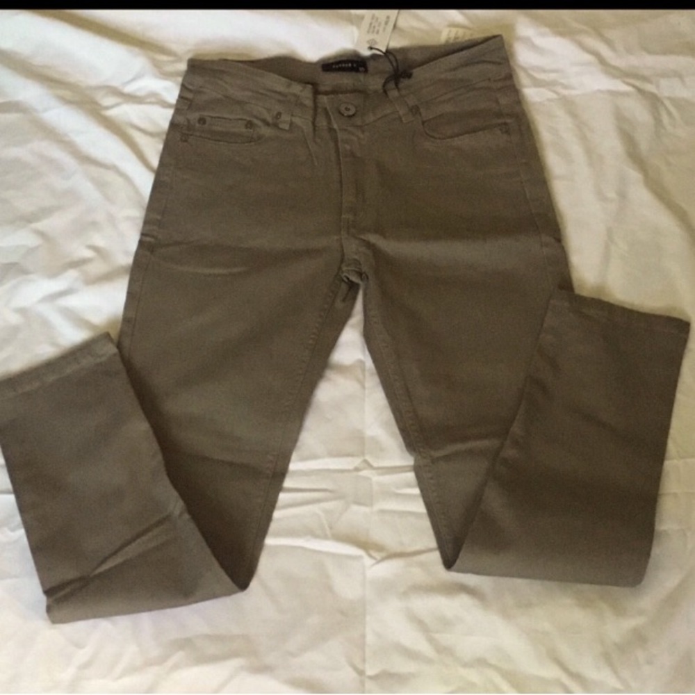 Mens Twill Skinny Jeans